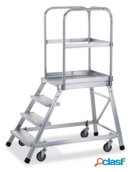 ZARGES 41972 Alluminio Scaletta con pedana Mobile 31.8 kg