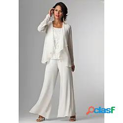 completo pantalone Abito 3 pezzi Abito da cerimonia per