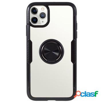 iPhone 11 Pro Hybrid Case with Ring Holder - Black