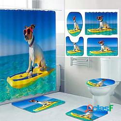 il cane dal mare tenda da doccia bagno poliestere casual