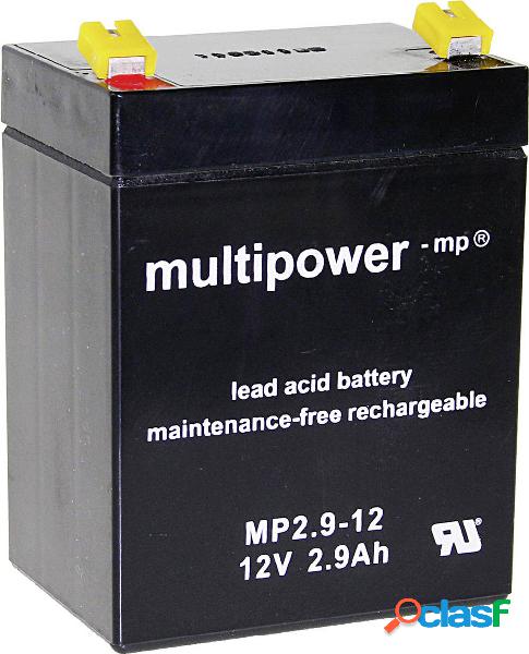 multipower MP2,9-12 A97275 Batteria al piombo 12 V 2.9 Ah