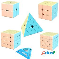 speed cube set 5 pezzi magic cube iq cube 222 333 444