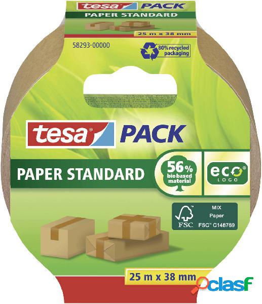 tesa STANDARD ecoLogo® 58293 Nastro da imballo Marrone (L x