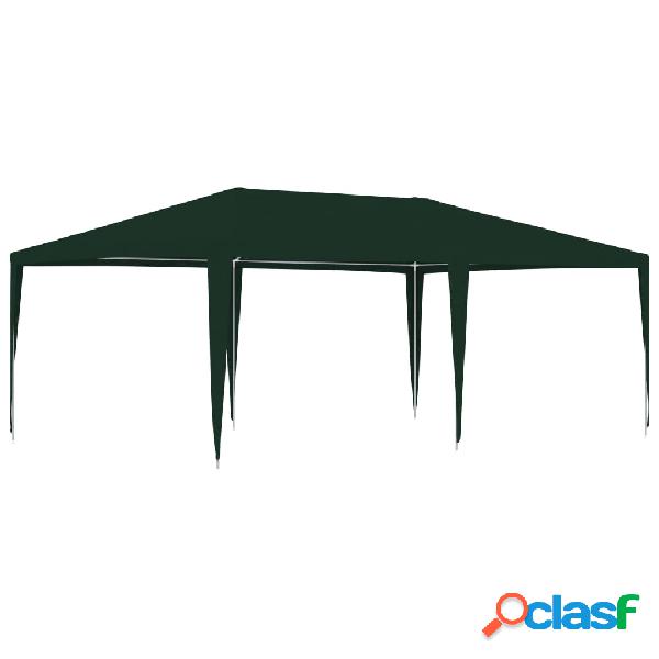 vidaXL Gazebo Professionale 4x6 m Verde 90 g/m²