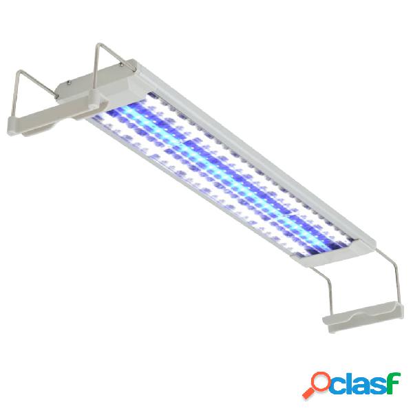 vidaXL Lampada LED per Acquari 50-60 cm in Alluminio IP67