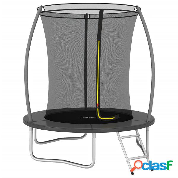 vidaXL Set Trampolino Rotondo 183x52 cm 80 kg