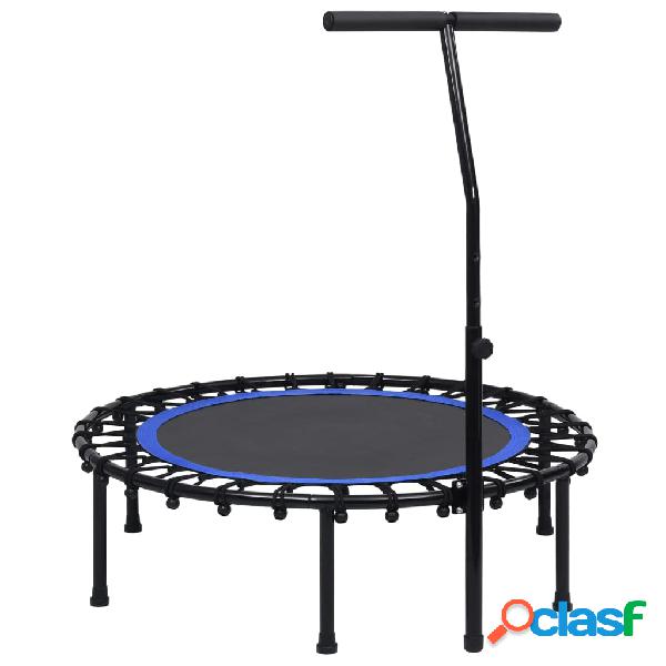 vidaXL Trampolino da Fitness con Manico 102 cm