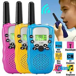 walkie talkie per bambini 2 pack ricaricabile walkie talkie