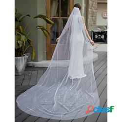 2 strati Elegante / Classico Veli da sposa Velo lungo (con