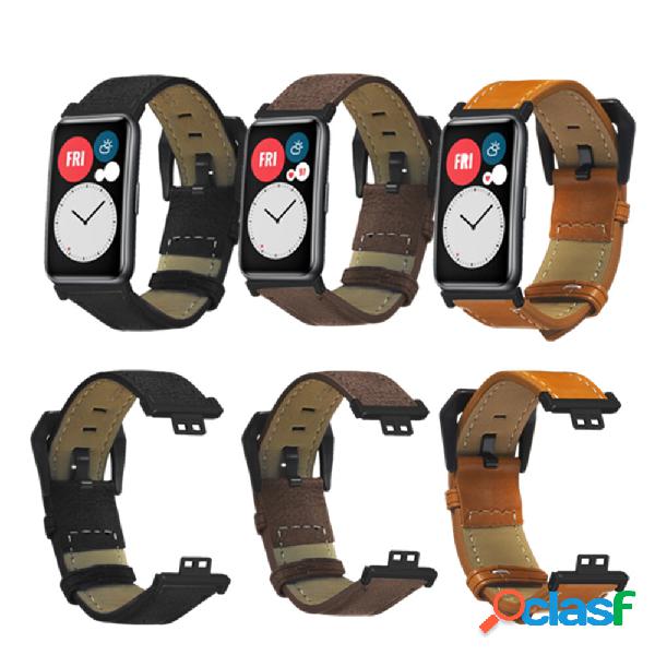 20mm Soft Orologio con cinturino in pelle con texture retrò
