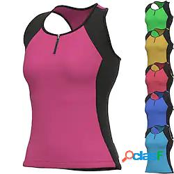 21Grams Per donna Senza maniche Gilet da ciclismo Bicicletta
