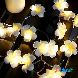 3m 20 led luci stringa di fiori luce frangipani per regalo