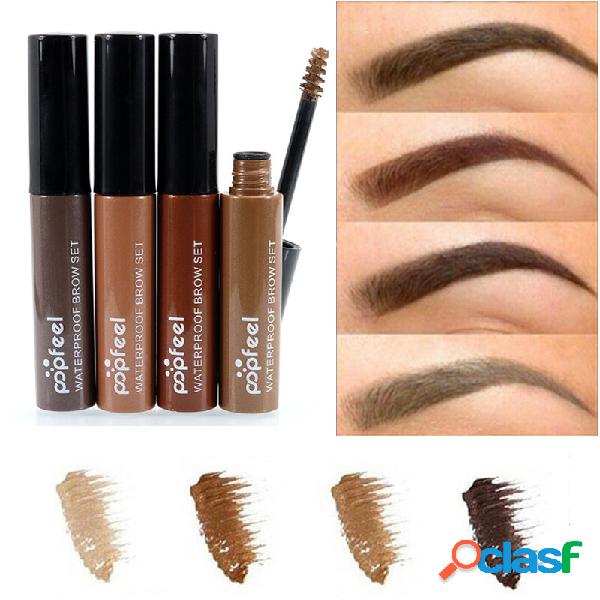 4 Colori Top-Coat Gel Mascara per Sopracciglia