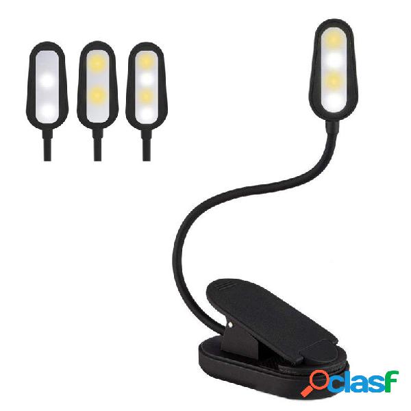 4 LED Clip ricaricabile USB per la cura degli occhi Light