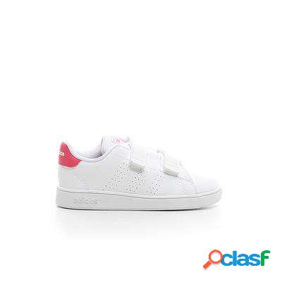 ADIDAS Advantage C scarpa sportiva bambino - bianco/rosa
