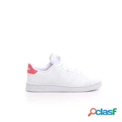ADIDAS Advantage K scarpa sportiva bambina - bianco/rosa