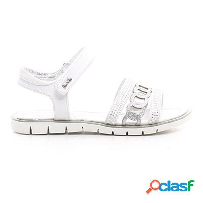 ASSO Sandalo con strass bambina - bianco/argento