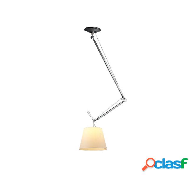 Artemide Tolomeo Lampada a Sospensione Decentrata Pergamena