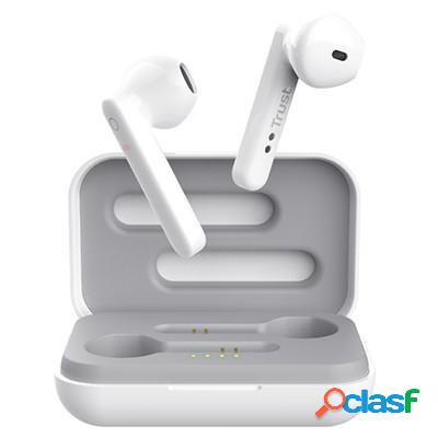 Auricolari Trust Primo Touch Wireless Bluetooth 5.0 bianco