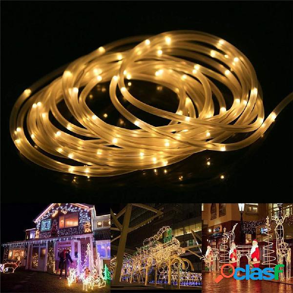 Batteria Powered 8 modalità 10M 100LED Rope Tube String