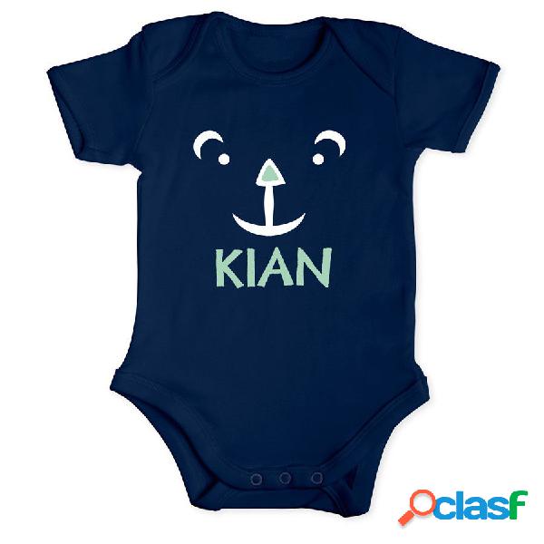 Body per Neonato Personalizzato - manica corta - Navy