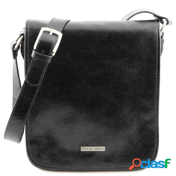 Borsa a tracolla 2 scomparti Nero
