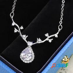 Collane con ciondolo Per donna Classico Moderno Argento 42