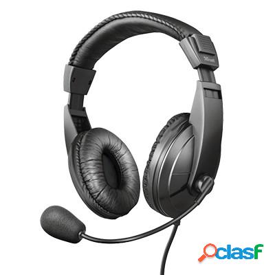 Cuffie con microfono Trust Quasar over-ear jack 3.5mm nero