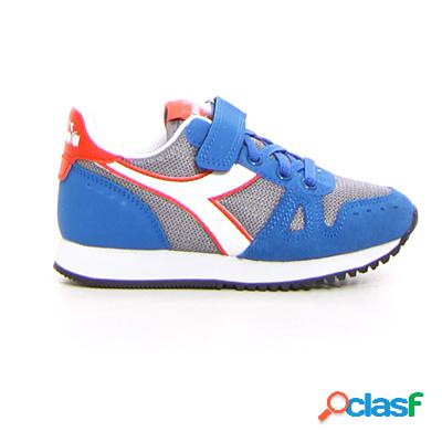 DIADORA Simple Run sneaker bambino - blu bianco