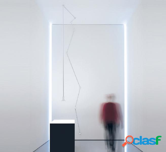 Davide Groppi Neuro Lampada Sospensione Bianco con Isolatore