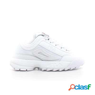 FILA Disruptor scarpa sportiva - bianco con loghi rimovibili
