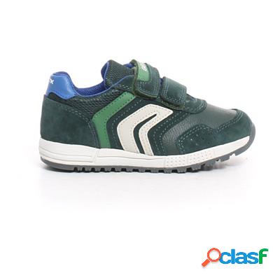 GEOX Alben scarpa sportiva con strappi - verde blu