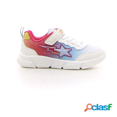 GEOX Aril sneaker con le luci - bianco fucsia multi