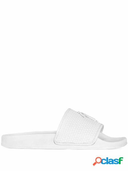 GIUSEPPE ZANOTTI DESIGN SANDALI UOMO RM00008006 GOMMA BIANCO