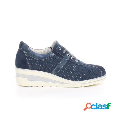 GREENWOOD Scarpa sportiva con zeppa - blu