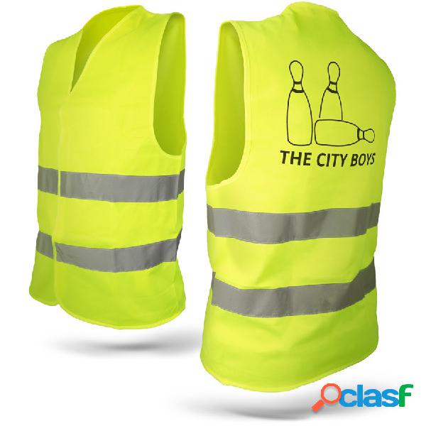 Gilet catarifrangente Personalizzato - Giallo - L/XL