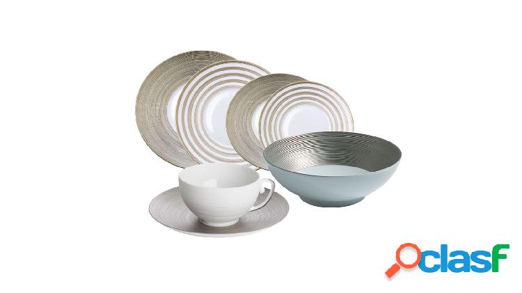 JL Coquet Hémisphère Platinum Servizio da Tavolo