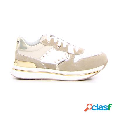 KEYS Sneaker con platform - beige bianco