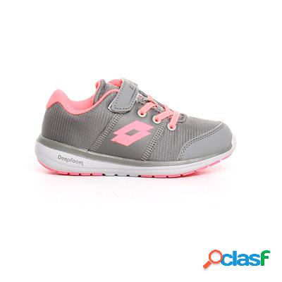 LOTTO Cityride sneaker bambina - grigio rosa