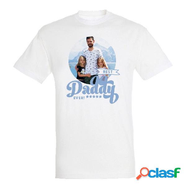 Maglietta Personalizzata Festa del Papà - Bianca- L