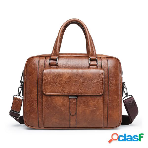 Menico Men Artificial Leather Large Capacity Business