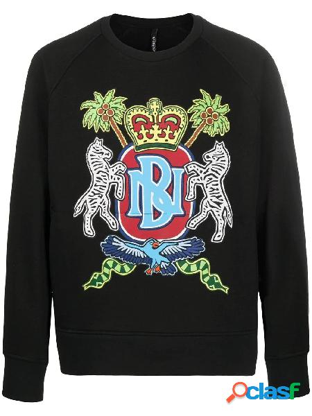 NEIL BARRETT FELPA UOMO BJS630BN586S1874 COTONE NERO