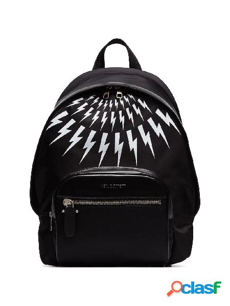 NEIL BARRETT ZAINO UOMO PBBO201AN9100524 POLIAMMIDE NERO