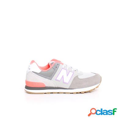 NEW BALANCE 574 scarpa sportiva bambina - grigio lilla