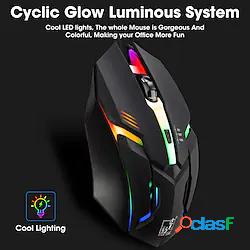 Ottico Mouse da gioco Luce respirante a led 800/1200/1600