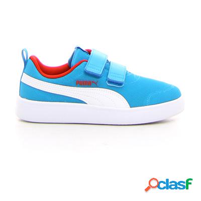 PUMA Courtflex v2 Mesh sneaker bambino - oceano