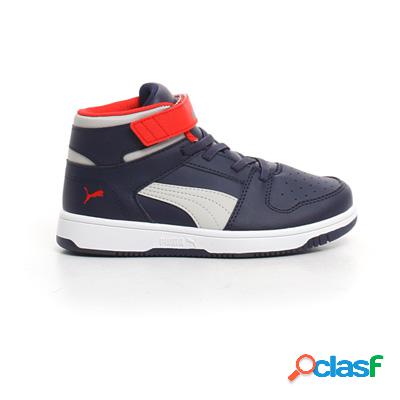 PUMA Rebound Layup Sl scarpa da basket bambino - bianco nero