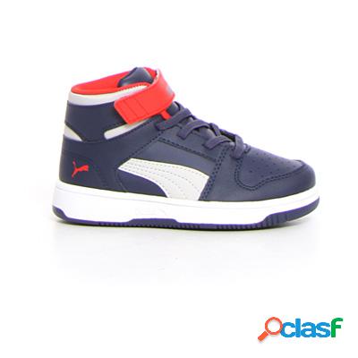 PUMA Rebound Layup jr - nero/bianco