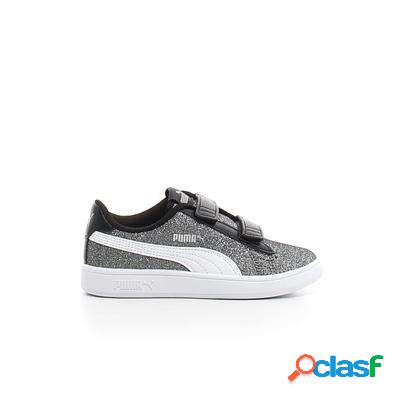 PUMA Smash v2 Glitz Glam scarpa sportiva bambina - nero