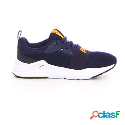 PUMA Wired run jr - blu giallo